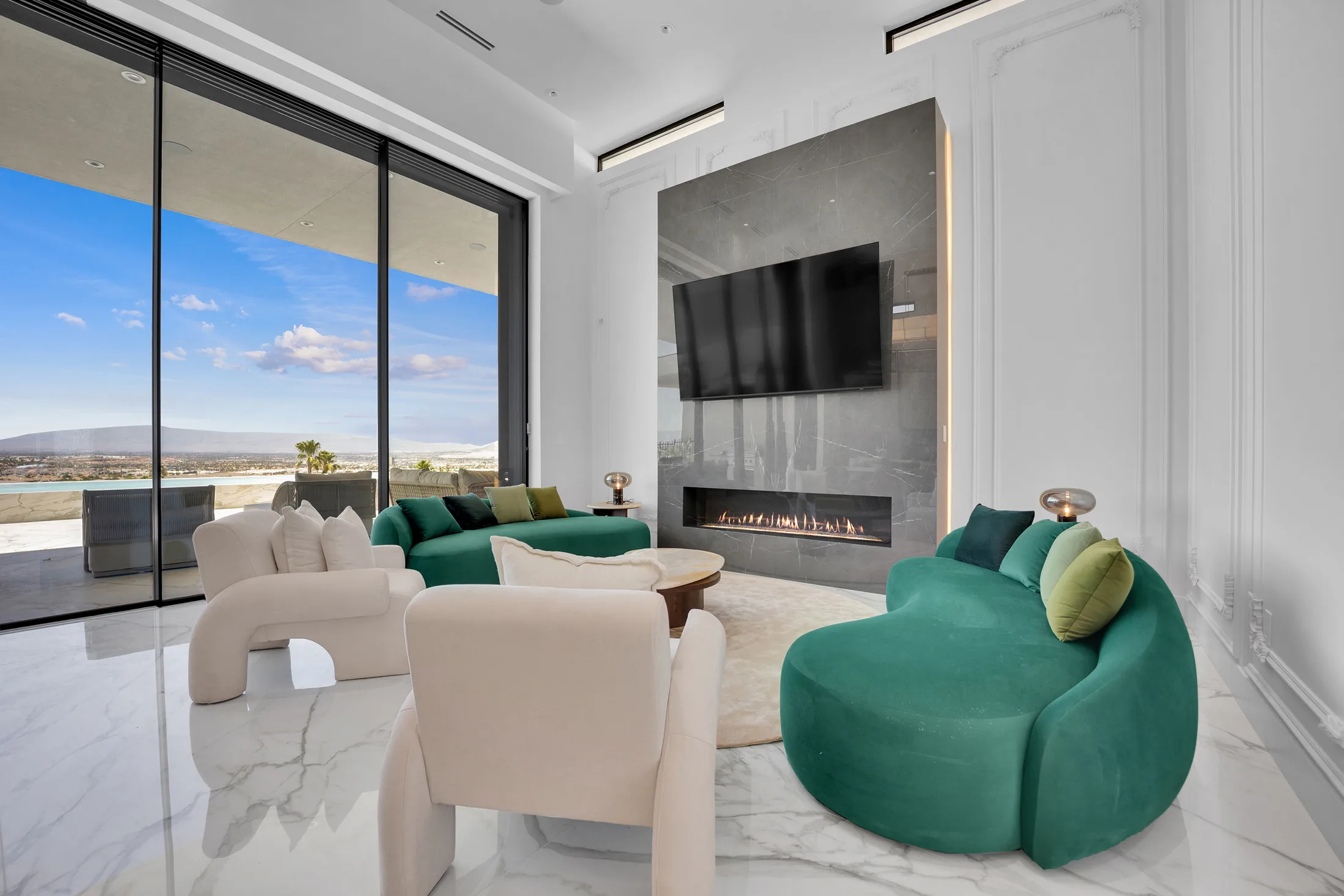 Livv living space with integrated smart systems