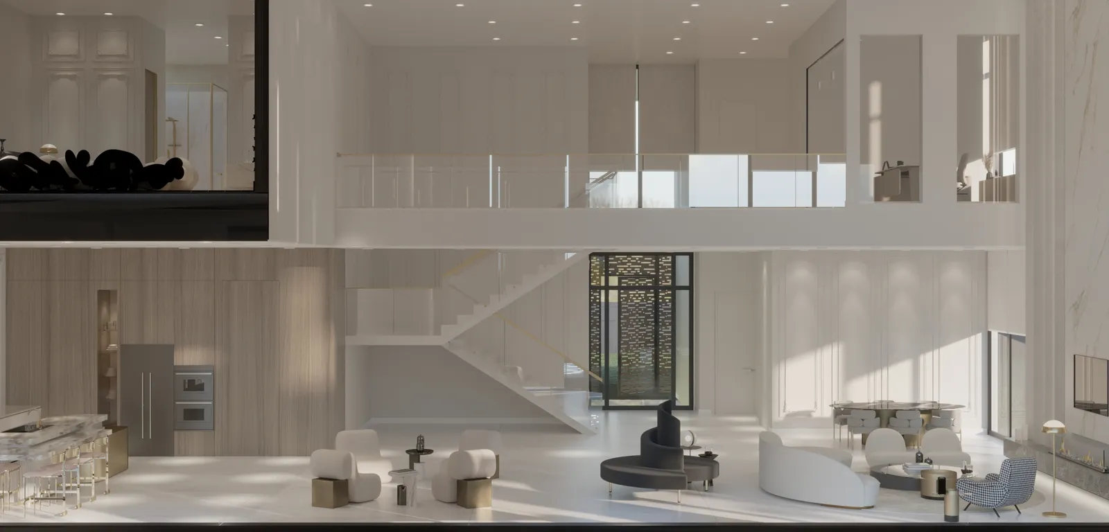 Joelene great room rendering in Euro Chic