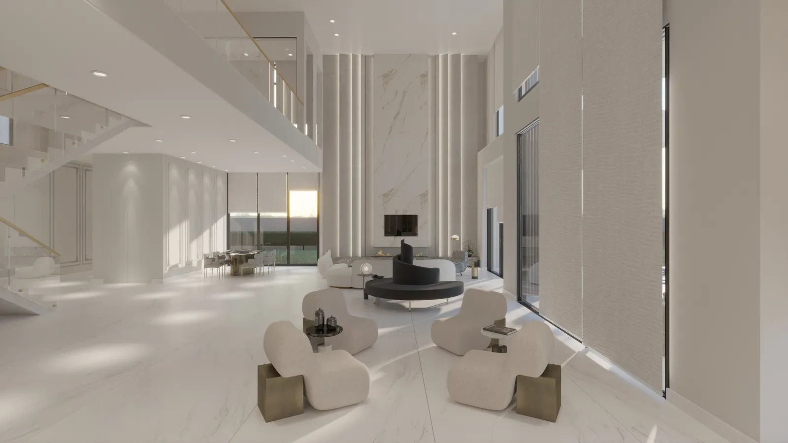 Joelene living rendering in Euro Chic