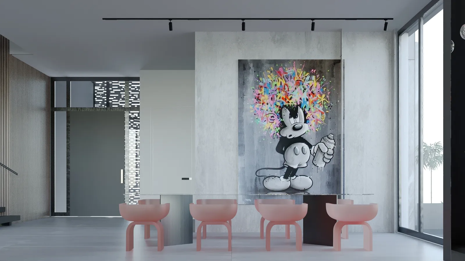 Joelene dining rendering in Modern Flare