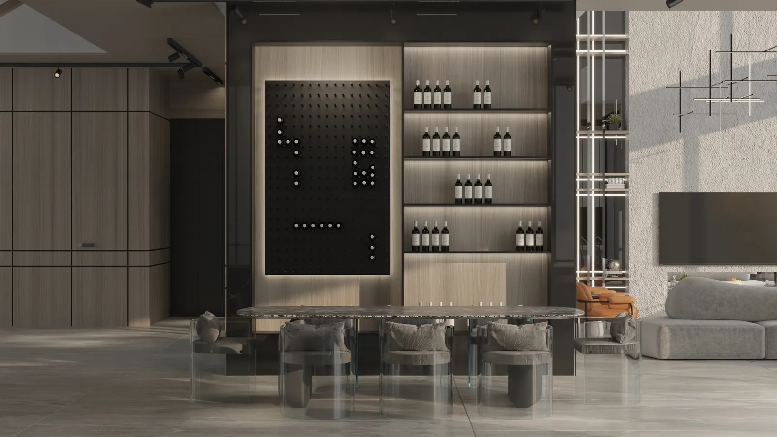 Orenda dining rendering in Modern Flare