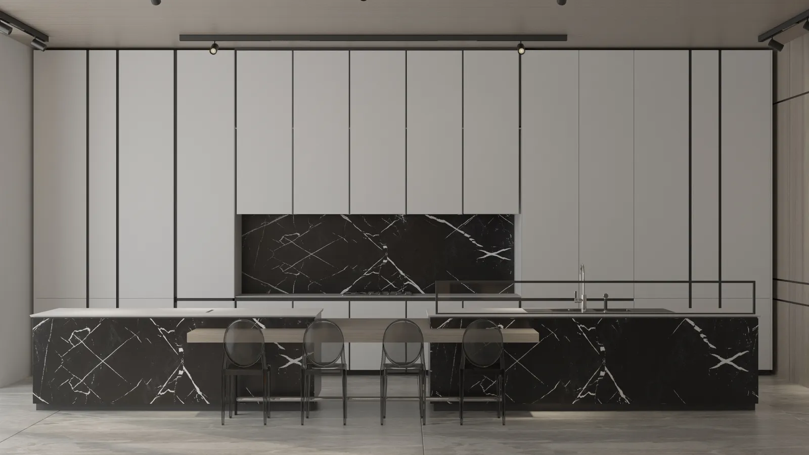 Orenda kitchen rendering in Modern Flare