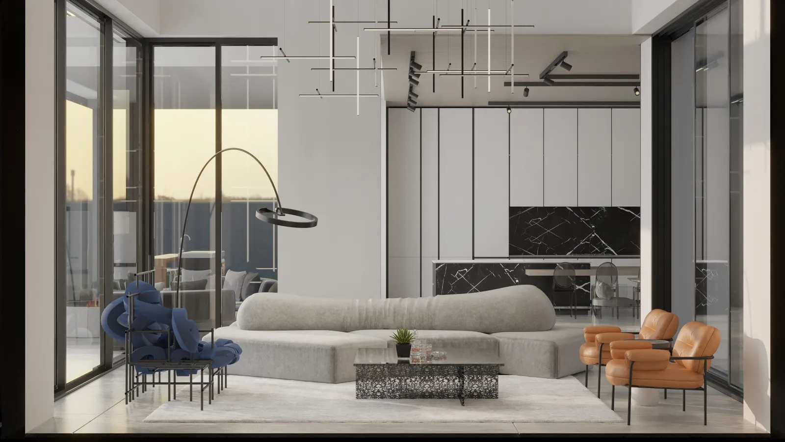 Orenda living rendering in Modern Flare