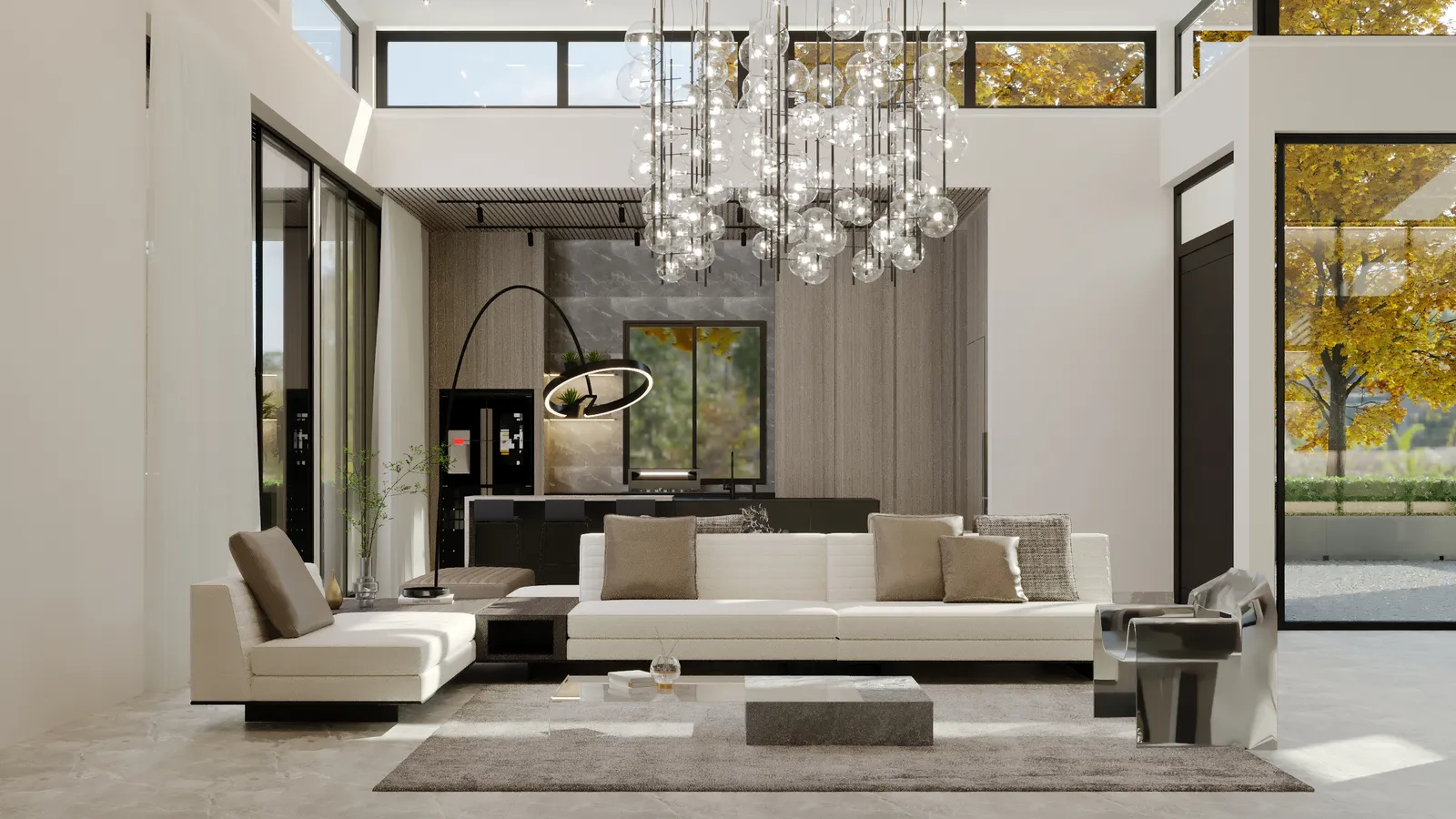 Sunfolia living rendering in Modern Flare