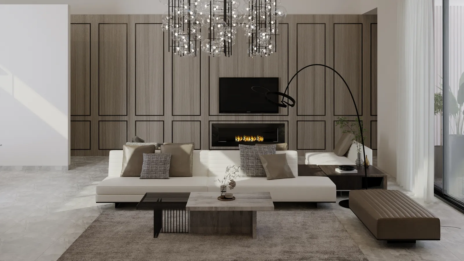 Sunfolia lounge rendering in Modern Flare