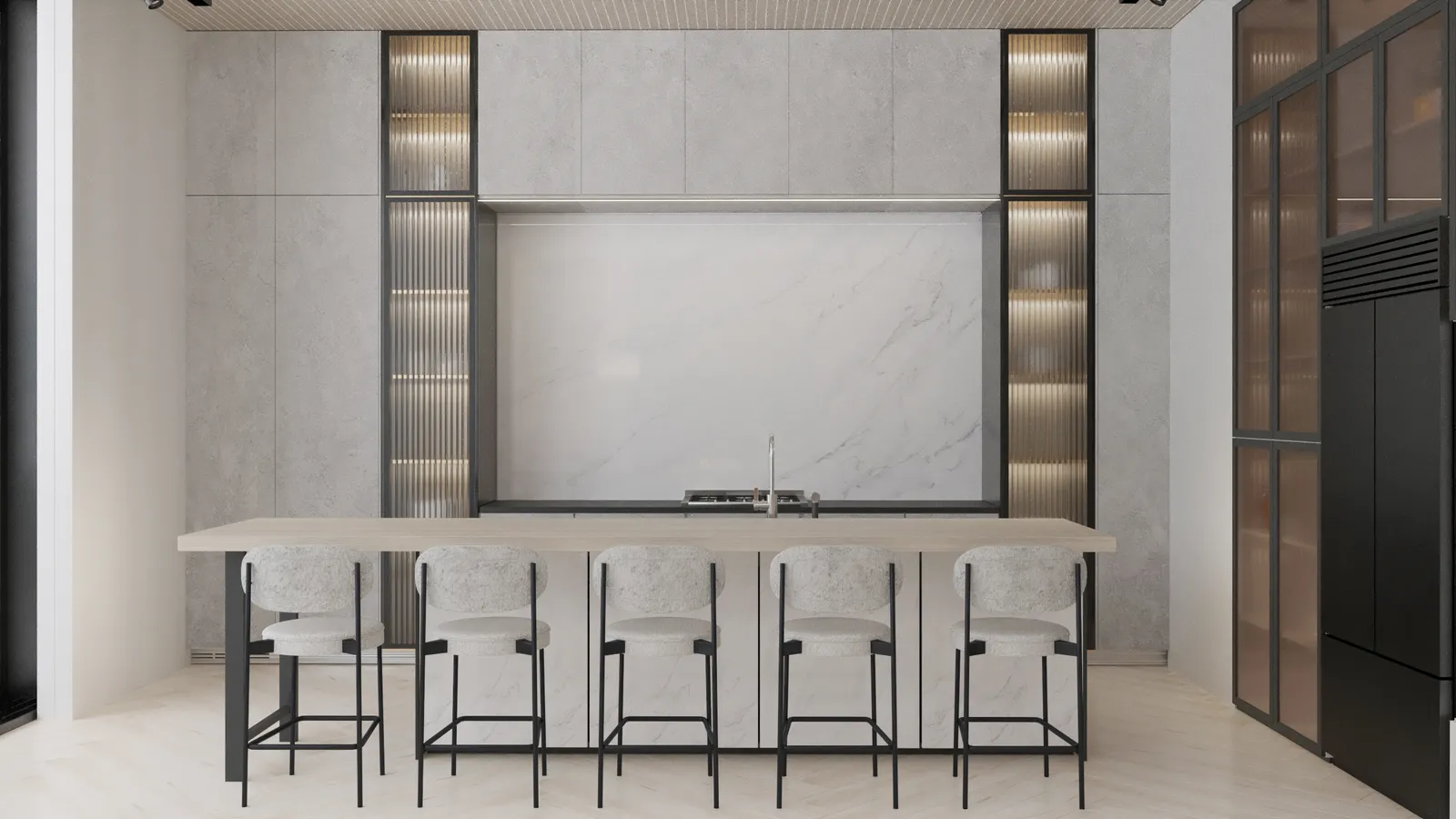 Thia kitchen rendering in Modern Flare